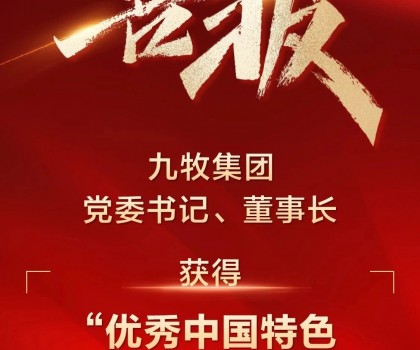 全國表彰！九牧集團黨委書記、董事長獲得“優秀中國特色社會主義事業建設者”稱號